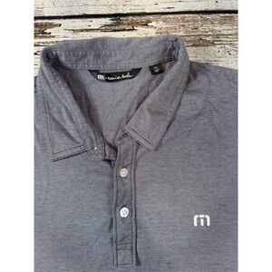 Travis‎ Mathew Golf Polo Shirt Men's XXL Purple Pima Cotton Stretch